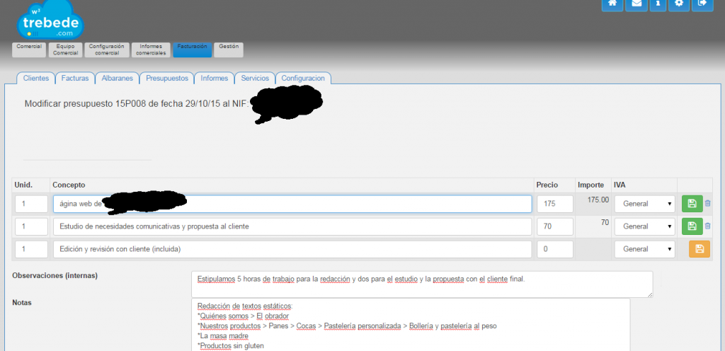 Hacer bien un presupuesto profesional con CRM online